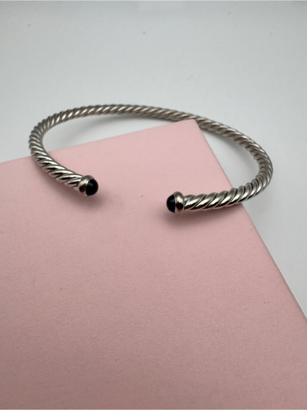 David Yurman 3mm cable Lapis Cuff
